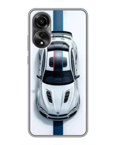 Чехол для OPPO A78 (4G) с картинкой «Вид сверху — BMW M»