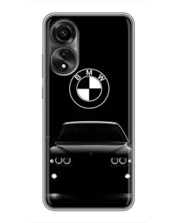Чехол для OPPO A78 (4G) с картинкой «BMW — взгляд из темноты»