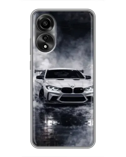 Чехол для OPPO A78 (4G) с картинкой «BMW сквозь туман»