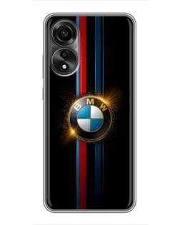 Чехол для OPPO A78 (4G) с картинкой «BMW M-Power неон»