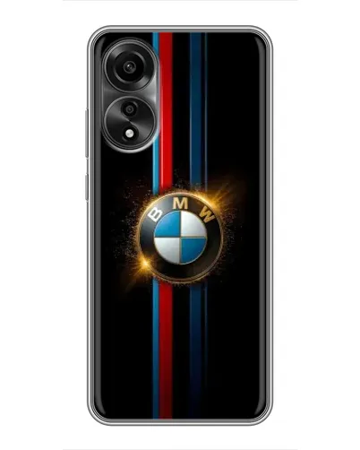 Чехол для OPPO A78 (4G) с картинкой «BMW M-Power неон»