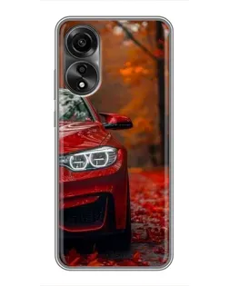 Чехол для OPPO A78 (4G) с картинкой «Осенняя BMW M4»