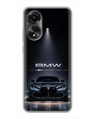 Чехол для OPPO A78 (4G) с картинкой «BMW сквозь ночной город» Чехол для OPPO A78 (4G) с картинкой «BMW сквозь ночной город»