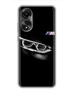Чехол для OPPO A78 (4G) с картинкой «BMW — взгляд тигра»