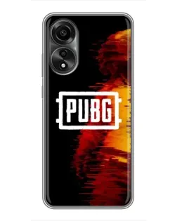 Чохол для OPPO A78 (4G) з картинкою «Яскравий логотип PUBG»