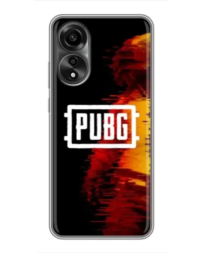 Чехол для OPPO A78 (4G) с картинкой «Яркий логотип PUBG» Чехол для OPPO A78 (4G) с картинкой «Яркий логотип PUBG»