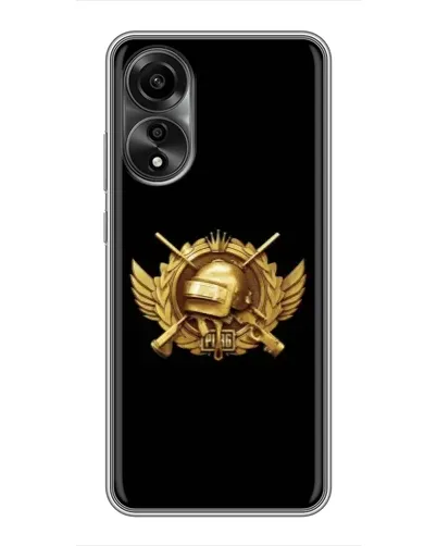 Чехол для OPPO A78 (4G) с картинкой «PUBG — оранжевый градиент» Чехол для OPPO A78 (4G) с картинкой «PUBG — оранжевый градиент»