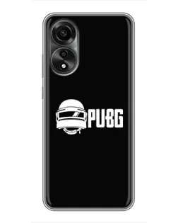 Чехол для OPPO A78 (4G) с картинкой «PUBG — классический лого»