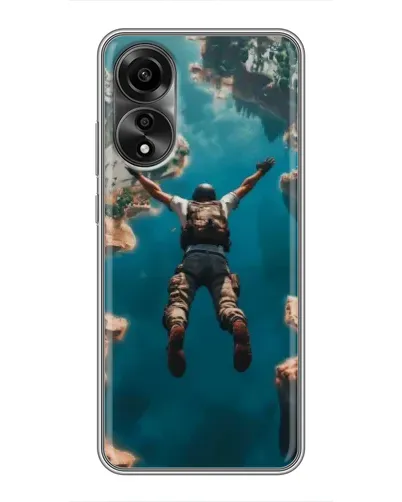 Чехол для OPPO A78 (4G) с картинкой «PUBG — свободное падение» Чехол для OPPO A78 (4G) с картинкой «PUBG — свободное падение»