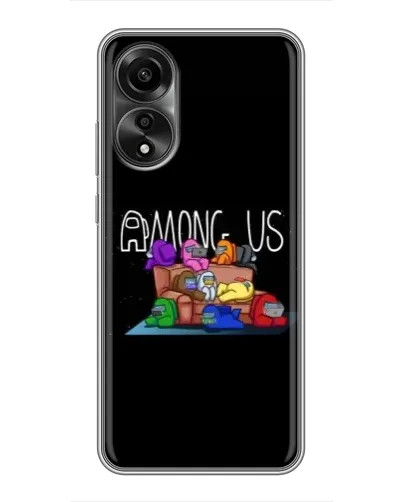 Чохол для OPPO A78 (4G) з картинкою «Логотип Among Us» Чохол для OPPO A78 (4G) з картинкою «Логотип Among Us»