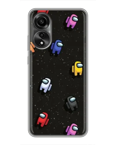 Чохол для OPPO A78 (4G) з картинкою «Космічний патерн Among Us» Чохол для OPPO A78 (4G) з картинкою «Космічний патерн Among Us»