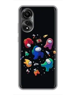 Чохол для OPPO A78 (4G) з картинкою «Among Us космос»