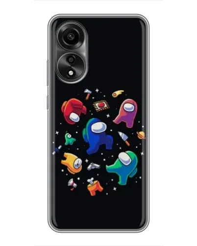 Чохол для OPPO A78 (4G) з картинкою «Among Us космос» Чохол для OPPO A78 (4G) з картинкою «Among Us космос»