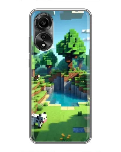 Чохол для OPPO A78 (4G) з картинкою «Minecraft літній день» Чохол для OPPO A78 (4G) з картинкою «Minecraft літній день»
