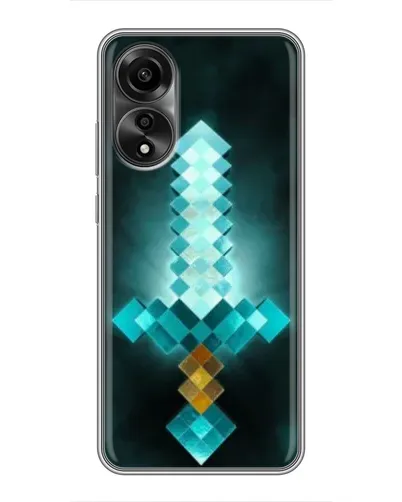 Чохол для OPPO A78 (4G) з картинкою «Алмазний меч неон» Чохол для OPPO A78 (4G) з картинкою «Алмазний меч неон»