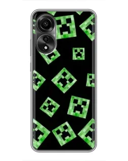 Чохол для OPPO A78 (4G) з картинкою «Паттерн з кріперами»
