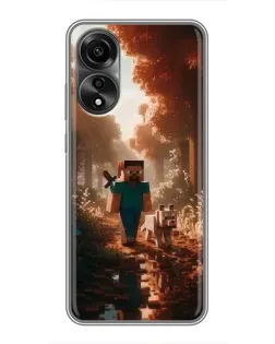 Чохол для OPPO A78 (4G) з картинкою «Стів у лісі»