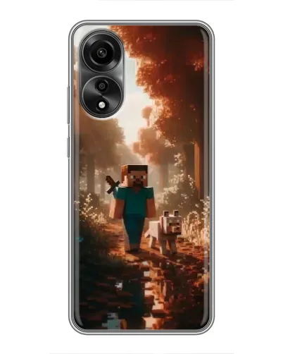 Чохол для OPPO A78 (4G) з картинкою «Стів у лісі» Чохол для OPPO A78 (4G) з картинкою «Стів у лісі»