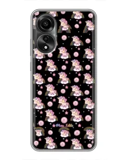 Чехол для OPPO A78 (4G) с картинкой «Magic Unicorn паттерн»