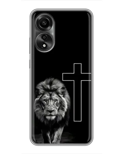 Чохол для OPPO A78 (4G) з картинкою «Лев та Хрест»
