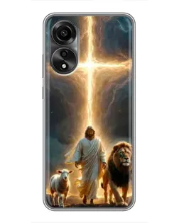 Чохол для OPPO A78 (4G) з картинкою «Лев Юди та Світло»