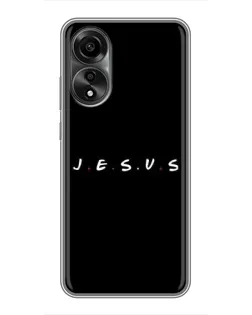 Чохол для OPPO A78 (4G) з картинкою «Крапки віри J.E.S.U.S.»