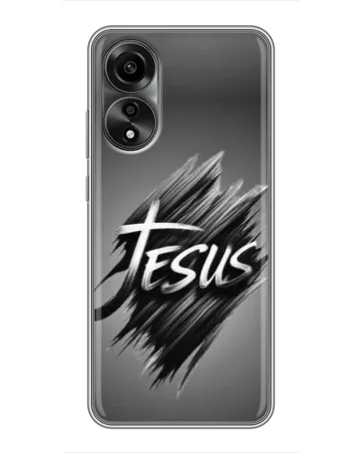 Чохол для OPPO A78 (4G) з картинкою «Напис Jesus Graffiti»