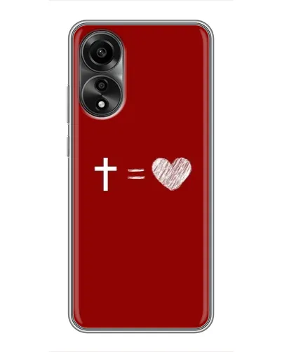 Чохол для OPPO A78 (4G) з картинкою «Рівняння любові» Чохол для OPPO A78 (4G) з картинкою «Рівняння любові»