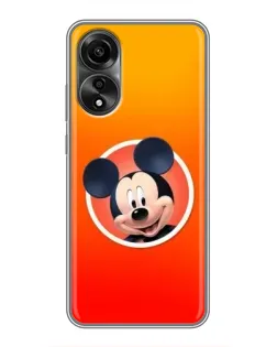 Чехол для OPPO A78 (4G) с картинкой «Mickey в круге»