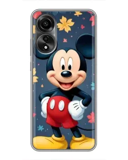Чехол для OPPO A78 (4G) с картинкой «Осенний Mickey Mouse»