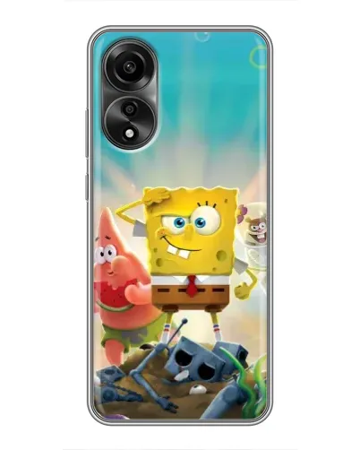 Чохол для OPPO A78 (4G) з картинкою «Спанч Боб переможець» Чохол для OPPO A78 (4G) з картинкою «Спанч Боб переможець»