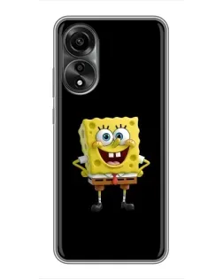 Чохол для OPPO A78 (4G) з картинкою «Класичний Губка Боб»