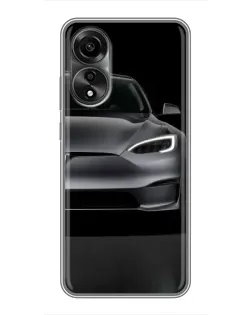 Чохол для OPPO A78 (4G) з картинкою «Tesla Model S Look»