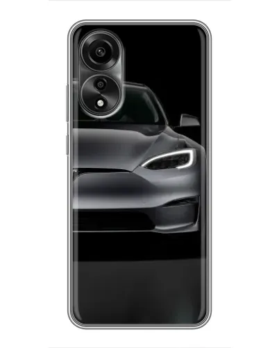 Чехол для OPPO A78 (4G) с картинкой «Tesla Model S Look»