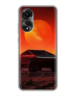 Чехол для OPPO A78 (4G) с картинкой «Cybertruck на Марсе» Чехол для OPPO A78 (4G) с картинкой «Cybertruck на Марсе»