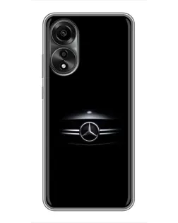 Чехол для OPPO A78 (4G) с картинкой «Mercedes — абстрактные линии» Чехол для OPPO A78 (4G) с картинкой «Mercedes — абстрактные линии»