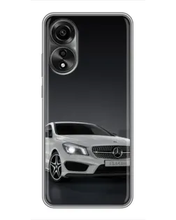 Чехол для OPPO A78 (4G) с картинкой «Mercedes AMG GT Silver» Чехол для OPPO A78 (4G) с картинкой «Mercedes AMG GT Silver»