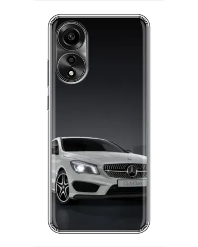 Чехол для OPPO A78 (4G) с картинкой «Mercedes AMG GT Silver»