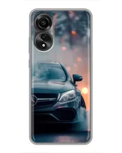 Чехол для OPPO A78 (4G) с картинкой «Mercedes — ночной город» Чехол для OPPO A78 (4G) с картинкой «Mercedes — ночной город»