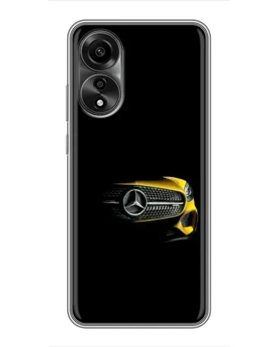 Чехол для OPPO A78 (4G) с картинкой «Mercedes — ретро стиль»
