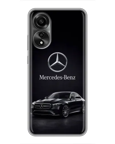 Чехол для OPPO A78 (4G) с картинкой «Mercedes — решетка радиатора»
