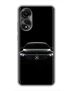 Чехол для OPPO A78 (4G) с картинкой «Mercedes Vision — концепт»