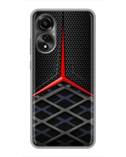 Чехол для OPPO A78 (4G) с картинкой «Mercedes Carbon Grid»