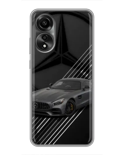 Чехол для OPPO A78 (4G) с картинкой «Mercedes AMG — графика»