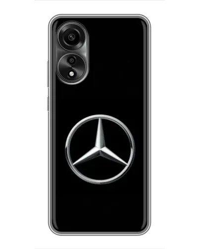 Чехол для OPPO A78 (4G) с картинкой «Mercedes классический лого»