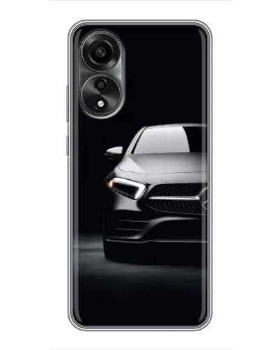 Чехол для OPPO A78 (4G) с картинкой «Свет фар Mercedes»