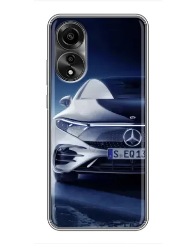 Чехол для OPPO A78 (4G) с картинкой «Mercedes EQ — будущее»