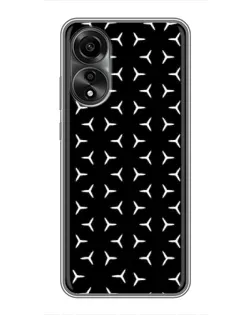 Чехол для OPPO A78 (4G) с картинкой «Mercedes паттерн звезд» Чехол для OPPO A78 (4G) с картинкой «Mercedes паттерн звезд»