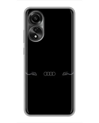Чехол для OPPO A78 (4G) с картинкой «Audi — световой подпись»
