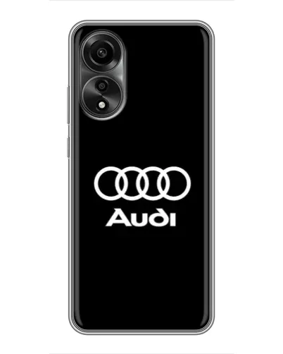 Чехол для OPPO A78 (4G) с картинкой «Классическое лого Audi»